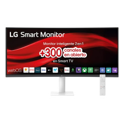 LG 34U601SA-W 34U601SA-W, 86,4 cm (34"), 3440 x 1440 Pixeles, Dual WQHD, LCD, 5 ms, Blanco
