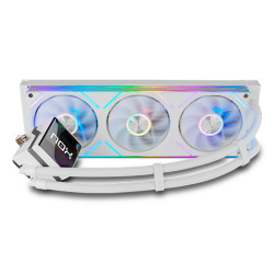 NOX NXHUMMERM360LCDWH Hummer M-360 LCD|Kit RL Magnético ARGB Blanco, Sistema de refrigeración líquida todo en uno, 12 cm,