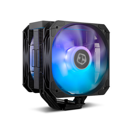 NOX NXHUMMERH200ARGB Hummer H-200 ARGB | Cooler CPU ARGB Dual Fan, Refrigerador de aire, 13 cm, 800 RPM, 1800 RPM, Negro