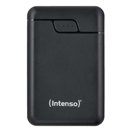 Intenso 7320530 B10000 – Power bank de 10.000 mAh, batería externa portátil, USB-C y 2× USB-A, indicador LED, probada en