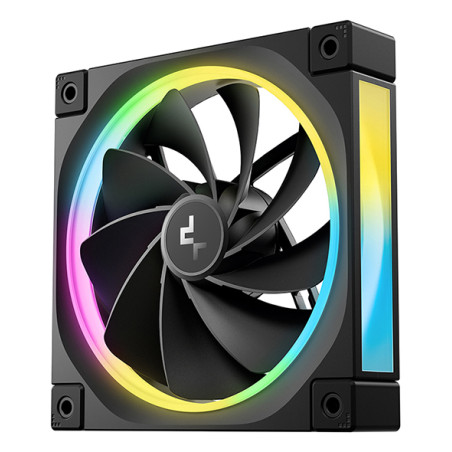 DeepCool R-FL12R-BKAPN3-G FL12R-3 IN 1, Ventilador, 12 cm, 500 RPM, 2150 RPM, 93,45 m³/h, Negro