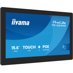 iiyama TW1623AS-B3P TW1623AS-B3P, 39,6 cm (15.6"), 1920 x 1080 Pixeles, Full HD, LED, 30 ms, Negro