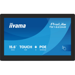 iiyama TW1623AS-B3P TW1623AS-B3P, 39,6 cm (15.6"), 1920 x 1080 Pixeles, Full HD, LED, 30 ms, Negro 2