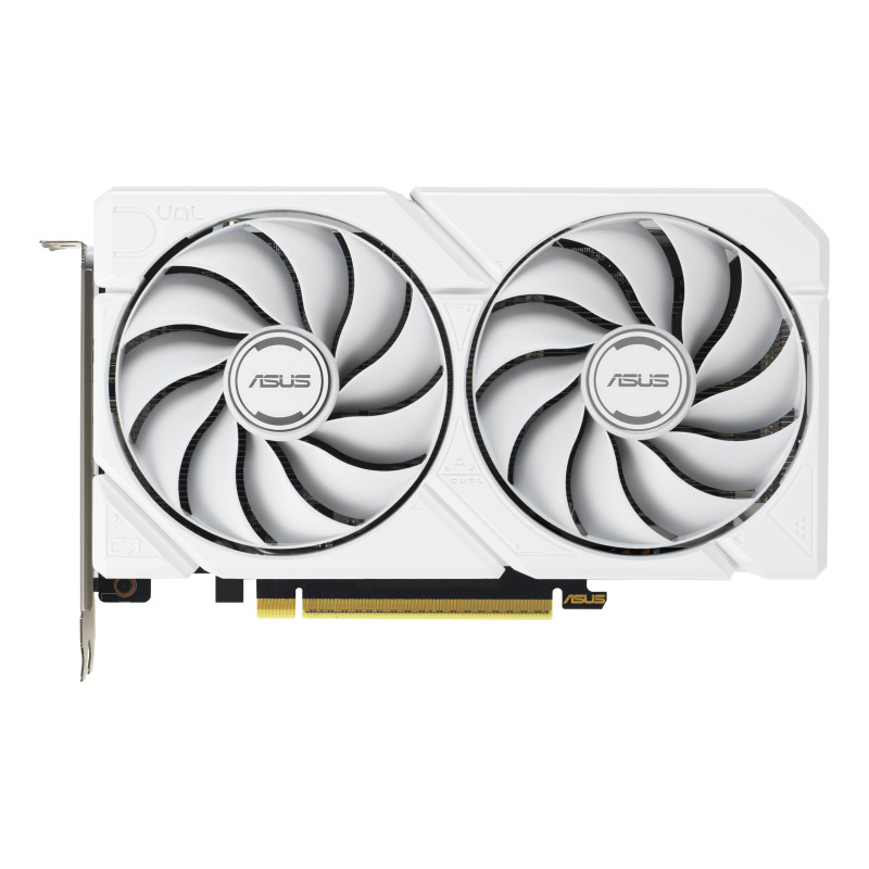 ASUS 90YV0LG3-M0NA00 Dual -RX9060XT-16G-WHITE, Radeon RX 9060 XT, 16 GB, GDDR6, PCI Express 5.0, 2 Ventilador(es)