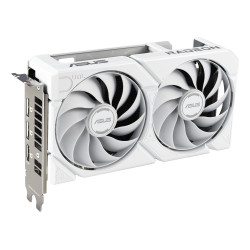 ASUS 90YV0LG3-M0NA00 Dual -RX9060XT-16G-WHITE, Radeon RX 9060 XT, 16 GB, GDDR6, PCI Express 5.0, 2 Ventilador(es) 2
