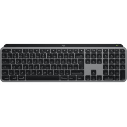 Logitech 920-011637 Master MX Keys S for Mac, Inalámbrico, RF Wireless + Bluetooth, Switch de tecla de tijera, QWERTY, LED,