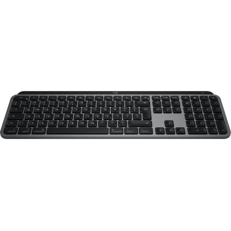 Logitech 920-011637 Master MX Keys S for Mac, Inalámbrico, RF Wireless + Bluetooth, Switch de tecla de tijera, QWERTY, LED,
