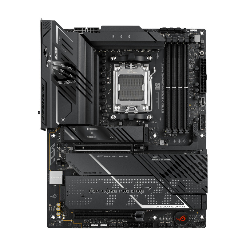 ASUS 90MB1M90-M0EAY0 ROG STRIX X870E-H GAMING WIFI7, AMD, Zócalo AM5, AMD Ryzen 7000 Series, AMD Ryzen 8000 Series, AMD Ryzen