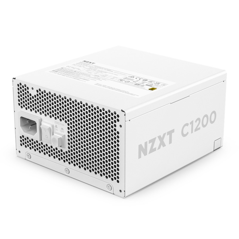NZXT PA-2G2BW-EU C1200 Gold ATX 3.1, 1200 W, 100 - 240 V, 7 - 14 A, Activo, 120 W, 1200 W