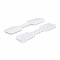 StarTech.com CABLE-TAG-HLWH Paquete de 100 - Etiquetas Blancas de 9cm para Cables - de Gancho a Gancho - de Gestión de Cables