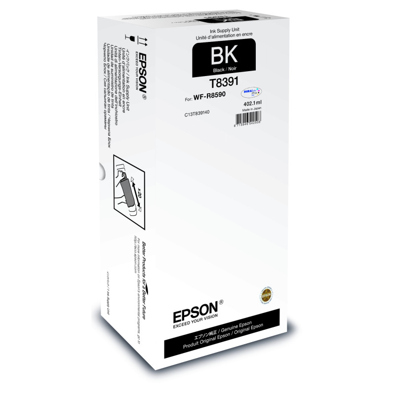 Epson C13T83914N C13T83914N, Alto rendimiento (XL), Negro, 1 pieza(s), 1 páginas, 0 páginas, Pack individual