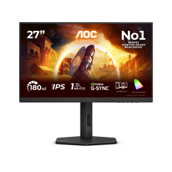 AOC 27G4X G4 27G4X, 68,6 cm (27"), 1920 x 1080 Pixeles, Full HD, LED, 1 ms, Negro, Gris