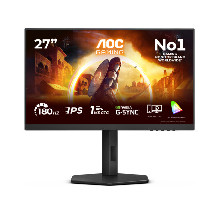 AOC 27G4X G4 27G4X, 68,6 cm (27"), 1920 x 1080 Pixeles, Full HD, LED, 1 ms, Negro, Gris