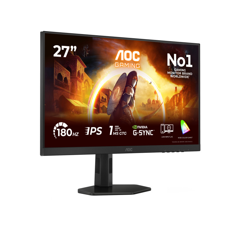 AOC 27G4X G4 27G4X, 68,6 cm (27"), 1920 x 1080 Pixeles, Full HD, LED, 1 ms, Negro, Gris