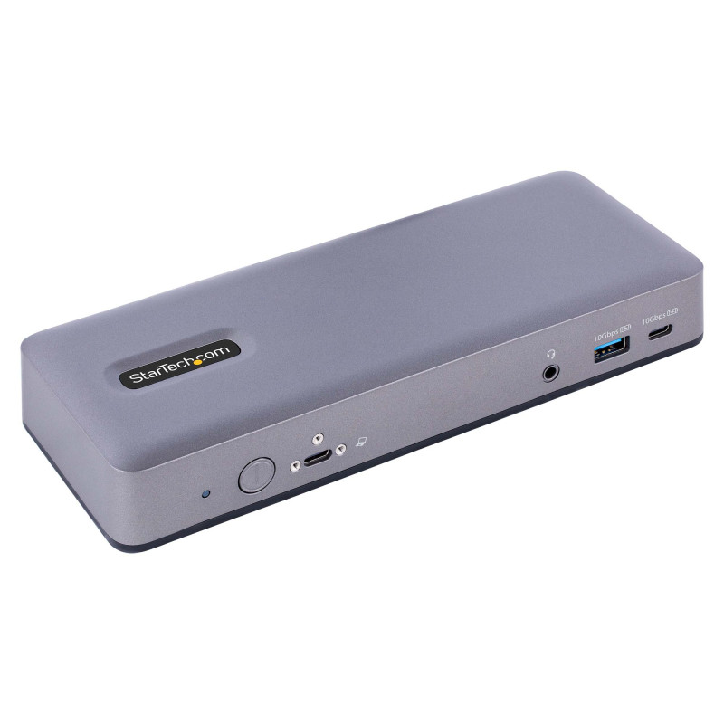 StarTech.com DK31C3MNCRUE Docking Station USB-C 4K30 Triple /4K60 Doble - Modo Alt DP/DP/HDMI - Hub USB de 7 Puertos - PD 3.0 -