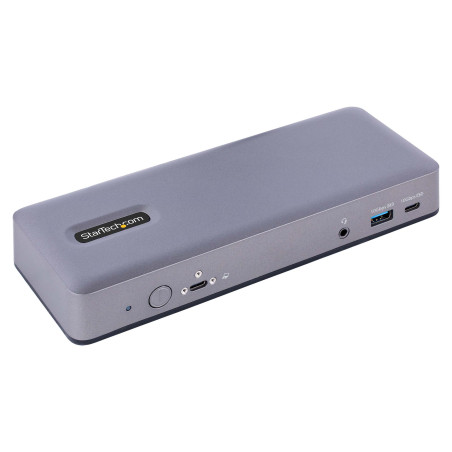 StarTech.com DK31C3MNCRUE Docking Station USB-C 4K30 Triple /4K60 Doble - Modo Alt DP/DP/HDMI - Hub USB de 7 Puertos - PD 3.0 -