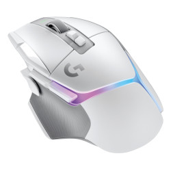 Logitech G 910-006171 G502 X PLUS, mano derecha, Óptico, RF inalámbrico, 25600 DPI, Blanco