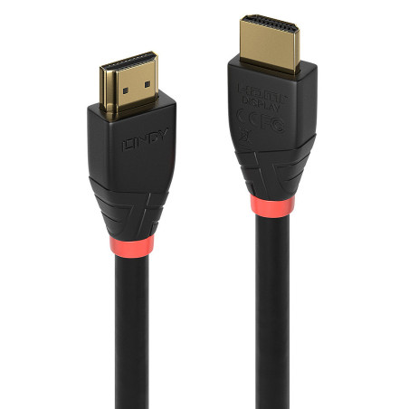 Lindy 41072 41072, 15 m, HDMI tipo A (Estándar), HDMI tipo A (Estándar), 18 Gbit/s, Negro