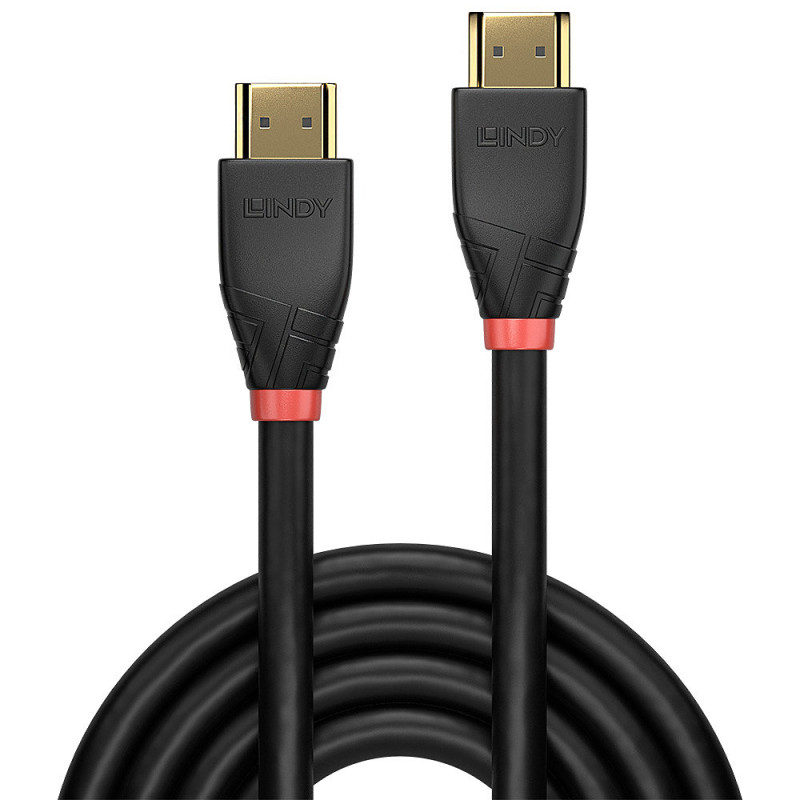 Lindy 41072 41072, 15 m, HDMI tipo A (Estándar), HDMI tipo A (Estándar), 18 Gbit/s, Negro