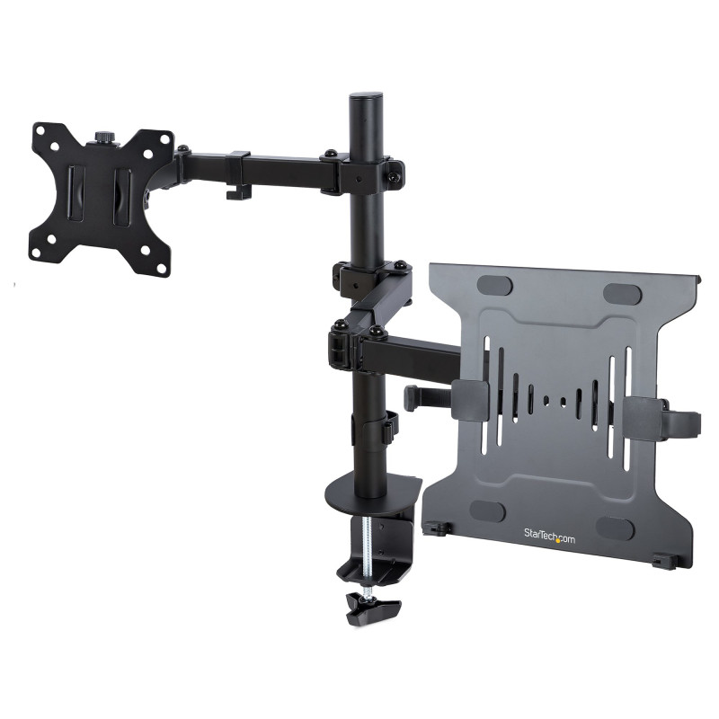StarTech.com A2-LAPTOP-DESK-MOUNT Brazo Soporte Ajustable para Monitor con Bandeja VESA para un Ordenador Portátil de 4,5kg y