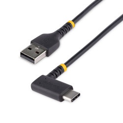 StarTech.com R2ACR-30C-USB-CABLE Cable de Carga USB-A a USB-C de 30cm - Cable de Carga Rápida de Servicio Pesado USB Tipo C -