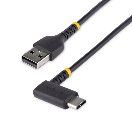 StarTech.com R2ACR-30C-USB-CABLE Cable de Carga USB-A a USB-C de 30cm - Cable de Carga Rápida de Servicio Pesado USB Tipo C -