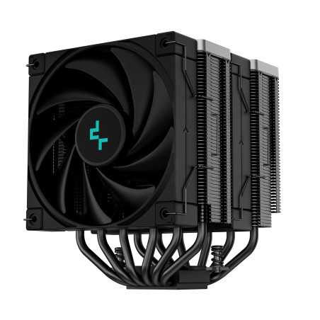 DeepCool R-AK620-BKNNMT-G-1 AK620 ZERO DARK, Refrigerador de aire, 12 cm, 500 RPM, 1850 RPM, Negro