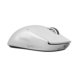 Logitech G 910-005943 910-005943, mano derecha, RF inalámbrico, 25600 DPI, 1 ms, Blanco
