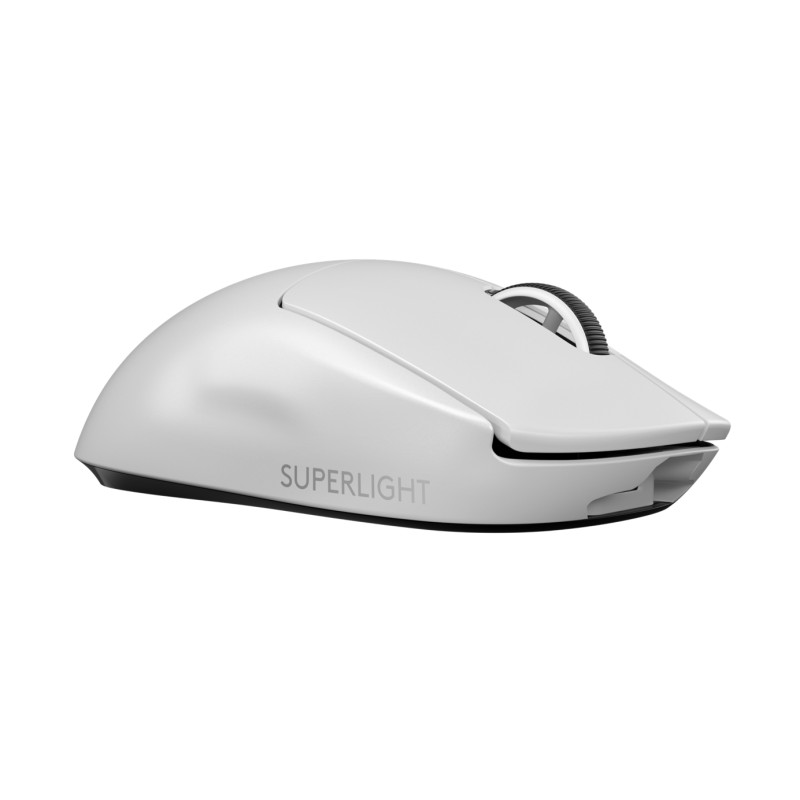 Logitech G 910-005943 910-005943, mano derecha, RF inalámbrico, 25600 DPI, 1 ms, Blanco
