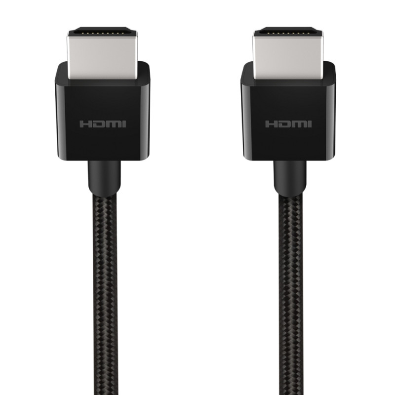 Belkin AV10176BT2M-BLK AV10176BT2M-BLK, 2 m, HDMI tipo A (Estándar), HDMI tipo A (Estándar), 7680 x 4320 Pixeles, 48 Gbit/s,