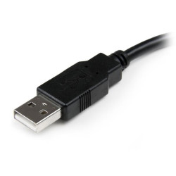StarTech.com USBEXTAA6IN Cable de 0,15m de Extensión Alargador USB 2.0 - Macho a Hembra USB A - Extensor, 0,152 m, USB A, USB 2