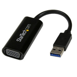StarTech.com USB32VGAES Adaptador Gráfico Conversor USB 3.0 a VGA - Cable Convertidor Compacto de Vídeo - 1920x1200 / 1080p,