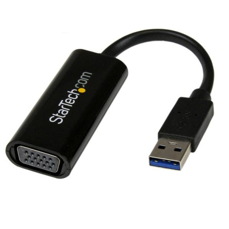 StarTech.com USB32VGAES Adaptador Gráfico Conversor USB 3.0 a VGA - Cable Convertidor Compacto de Vídeo - 1920x1200 / 1080p,