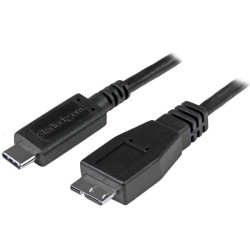 StarTech.com USB31CUB50CM Cable Adaptador de 50cm USB-C a Micro USB-B - USB 3.1 (10Gbps) USB Tipo C, 0,5 m, USB C, Micro-USB B,