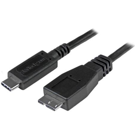 StarTech.com USB31CUB50CM Cable Adaptador de 50cm USB-C a Micro USB-B - USB 3.1 (10Gbps) USB Tipo C, 0,5 m, USB C, Micro-USB B,