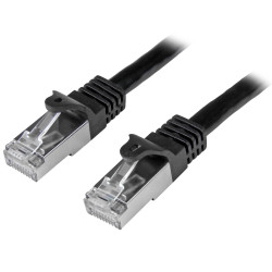 StarTech.com N6SPAT5MBK N6SPAT5MBK, 5 m, Cat6, SF/UTP (S-FTP), RJ-45, RJ-45, Negro