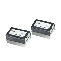 ATEN VE800A-AT-G Extensor HDMI sobre Cat 5 (1080p a 40 m), 1920 x 1080 Pixeles, Receptor AV, 3 m, Alámbrico, Negro, HDCP