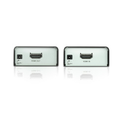 ATEN VE800A-AT-G Extensor HDMI sobre Cat 5 (1080p a 40 m), 1920 x 1080 Pixeles, Receptor AV, 3 m, Alámbrico, Negro, HDCP 2
