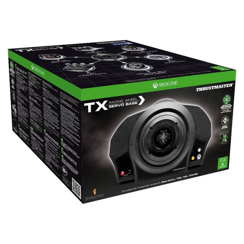 Thrustmaster 4060068 TX Racing Wheel Servo Base, Especial, PC, Xbox One, Alámbrico, USB 2.0, Negro, 330 mm