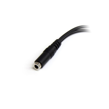 StarTech.com MUYHSFMM Adaptador Divisor de Auriculares 2x Mini-Jack 3,5mm 3 pines a Mini-Jack 4 pines, 3,5mm, Macho, 2 x 3.5mm,