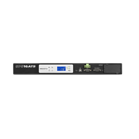 Salicru 658CB000001 SPS 16 ATS, Montaje en rack o Montaje en bastidor, 1U, LCD, 9 salidas AC, Negro, Gris