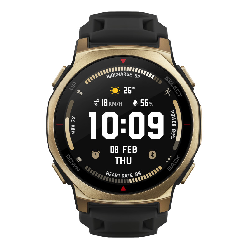Amazfit W2548GL1N T-rex 3 Pro, 3,35 cm (1.32"), AMOLED, Pantalla táctil, 16 GB, GPS (satélite), 46,8 g