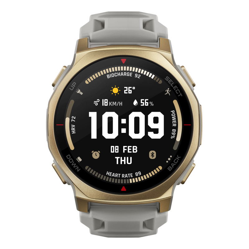 Amazfit W2548GL2N T-rex 3 Pro, 3,35 cm (1.32"), AMOLED, Pantalla táctil, 16 GB, GPS (satélite), 46,8 g