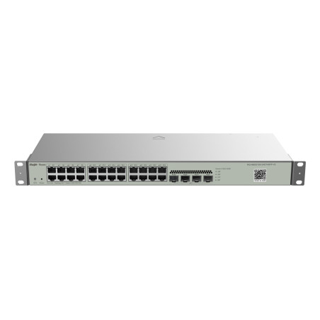 Ruijie Networks RG-NBS3100-24GT4SFP-V2 RG-NBS3100-24GT4SFP-V2, Gestionado, L2, Gigabit Ethernet (10/100/1000), Montaje en rack