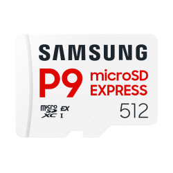 Samsung MB-MK512T/WW MB-MK512T, 512 GB, MicroSDXC, UHS-I, 800 MB/s, Class 3 (U3), V30