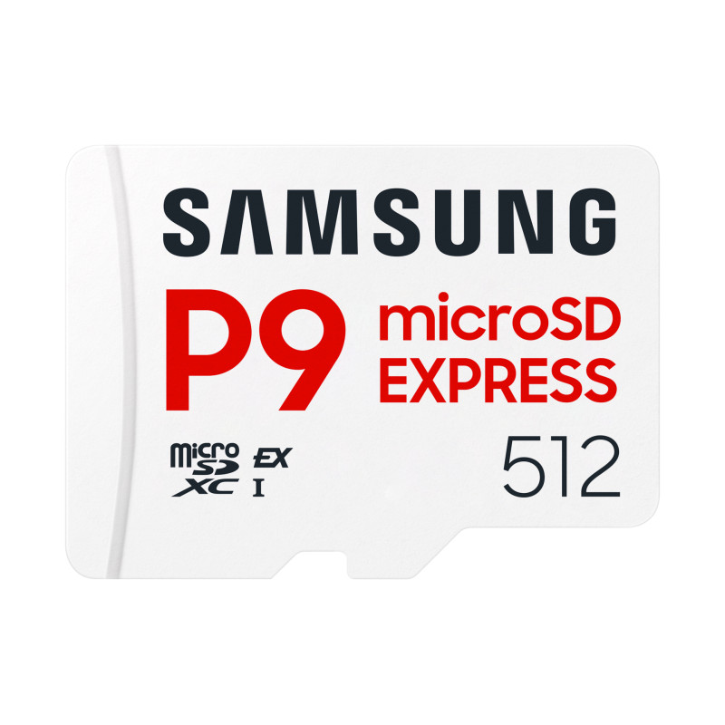 Samsung MB-MK512T/WW MB-MK512T, 512 GB, MicroSDXC, UHS-I, 800 MB/s, Class 3 (U3), V30