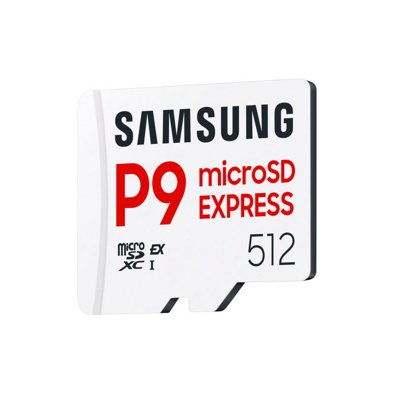 Samsung MB-MK512T/WW MB-MK512T, 512 GB, MicroSDXC, UHS-I, 800 MB/s, Class 3 (U3), V30