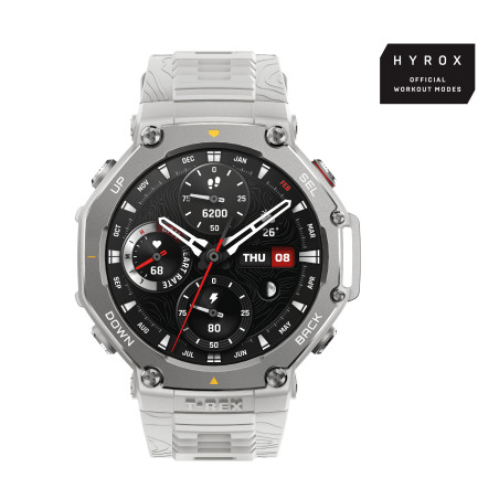 Amazfit W2322GL6N T-Rex 3, 3,81 cm (1.5"), AMOLED, Pantalla táctil, 32 GB, GPS (satélite), 68,3 g