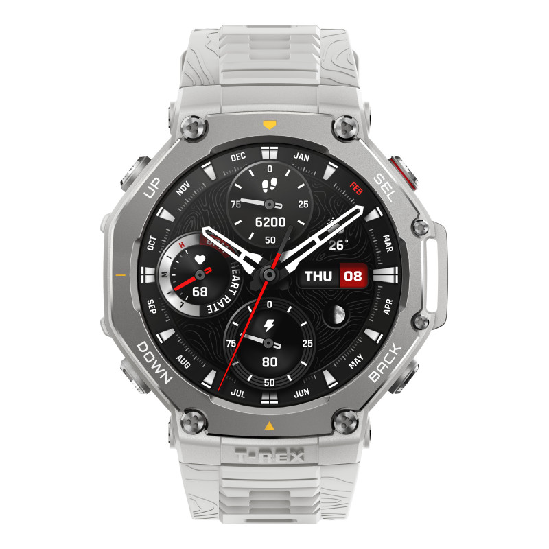 Amazfit W2322GL6N T-Rex 3, 3,81 cm (1.5"), AMOLED, Pantalla táctil, 32 GB, GPS (satélite), 68,3 g