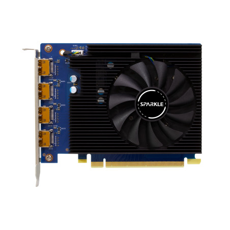 Sparkle Technology SA310F-4G Intel Arc A310 OMNI View, Arc A310, 4 GB, GDDR6, 64 bit, 7680 x 4320 Pixeles, PCI Express x8 4.0
